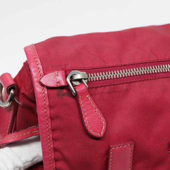 PRADA Shoulder Bag Nylon Pink Auth 94004 - Picture 8 of 16